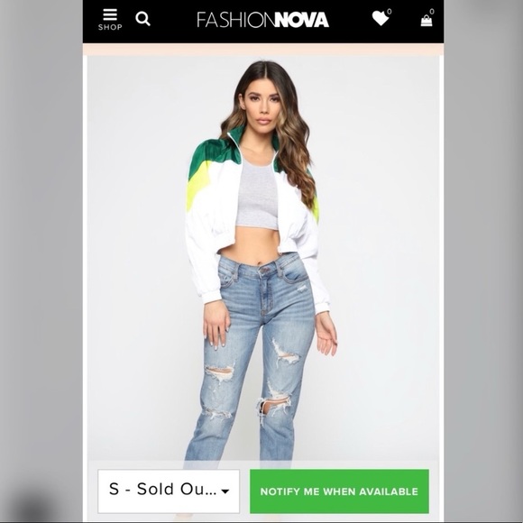 FASHION NOVA Windbreaker - Picture 5 of 9